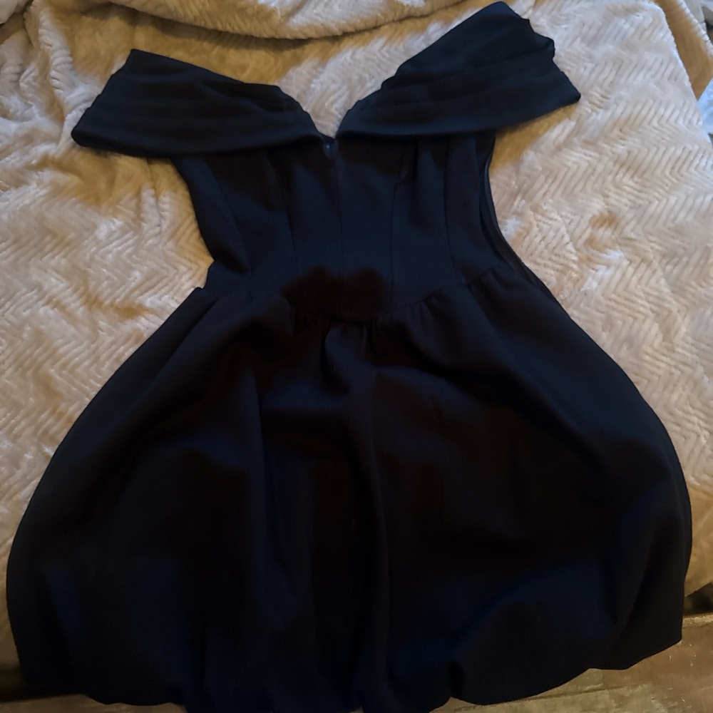 Elegant Black Off-Shoulder Dress